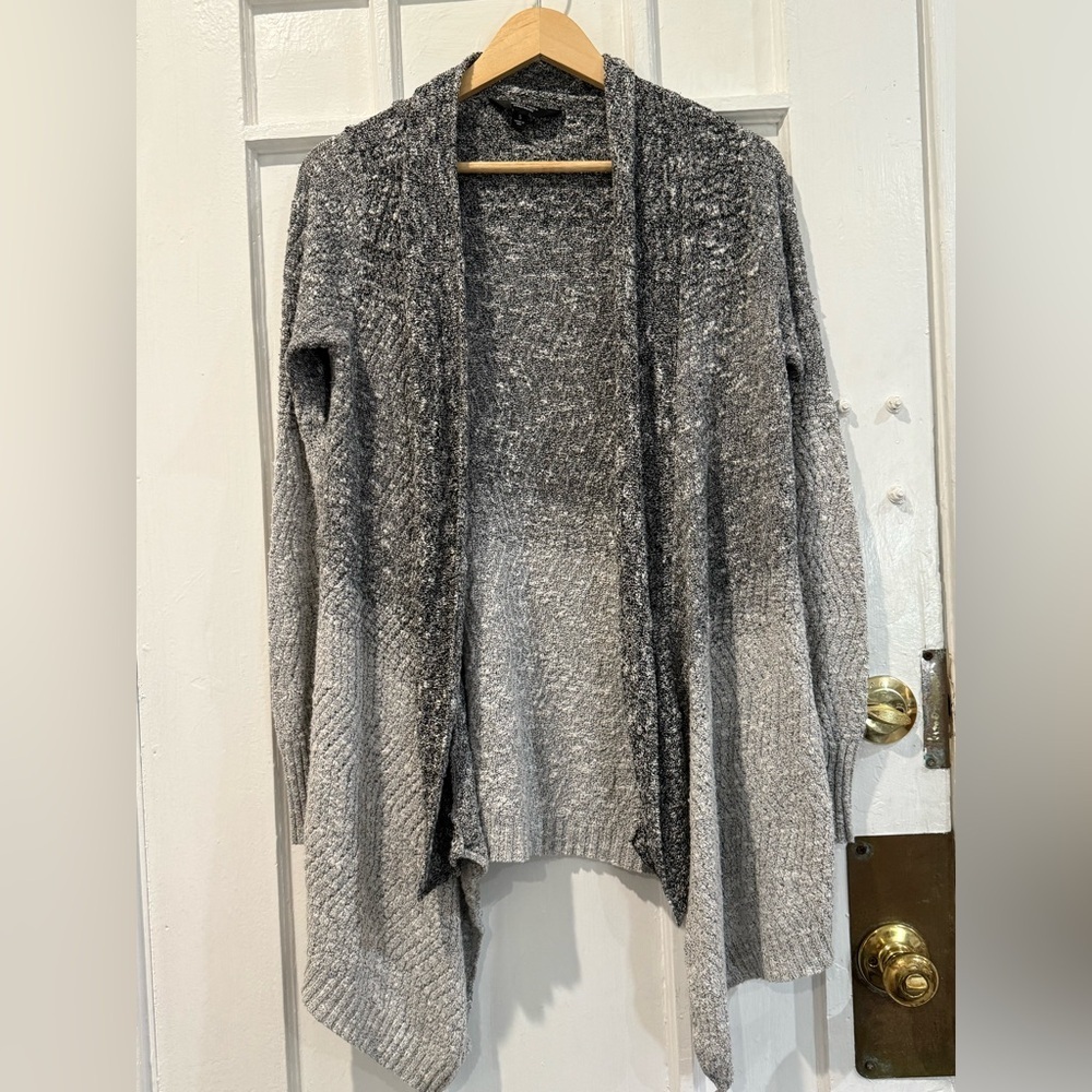 Simply Vera Vera Wang Gray Ombre Cardigan